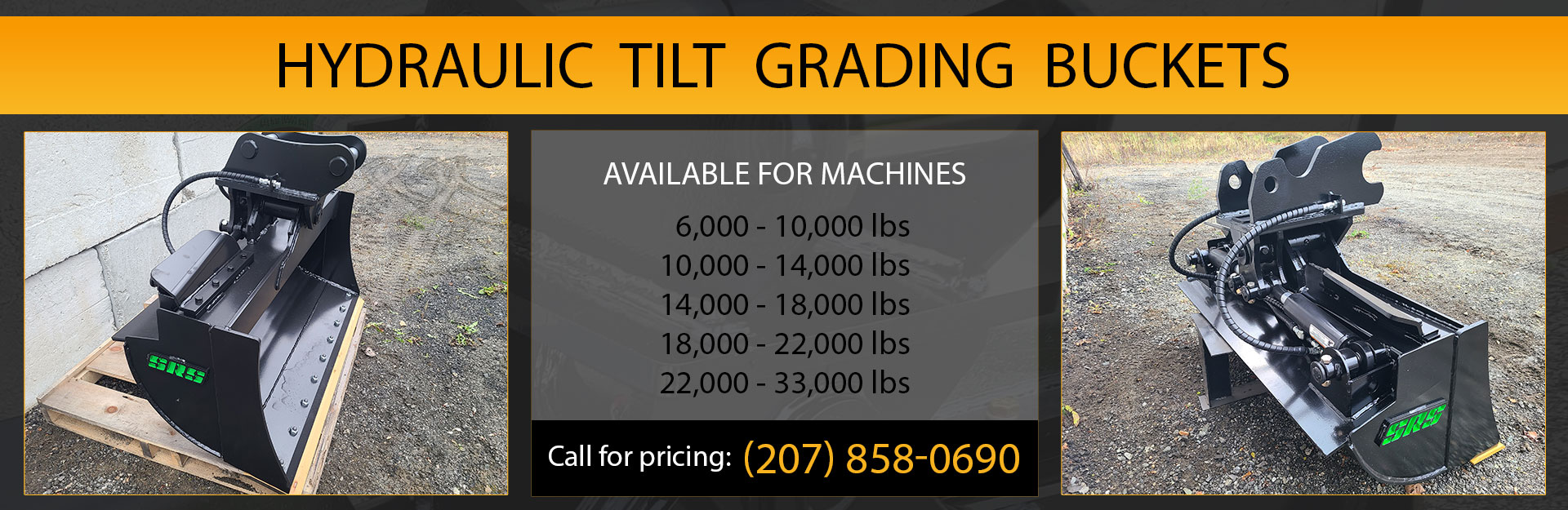 Tilt Grading Buckets