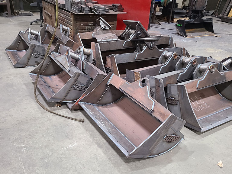 Tilt Grading Buckets